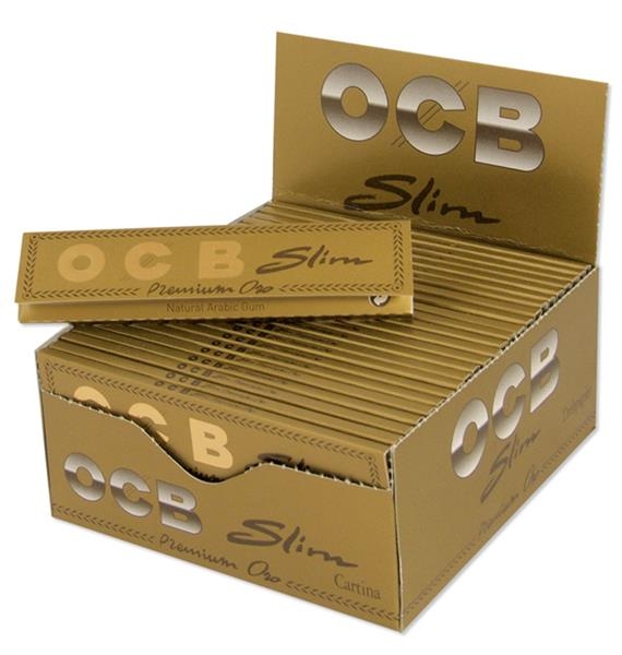 OCB Gold "Oro" Premium Long Slim Papier Zigarettenpapier
