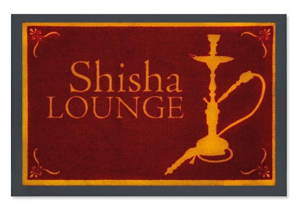 Fussmatte Shisha Lounge rot 40x60cm