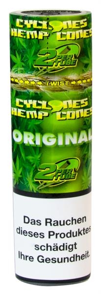 Cyclones Cone Blunt 24er Box HEMP Original: Hemp Natural Geschmack