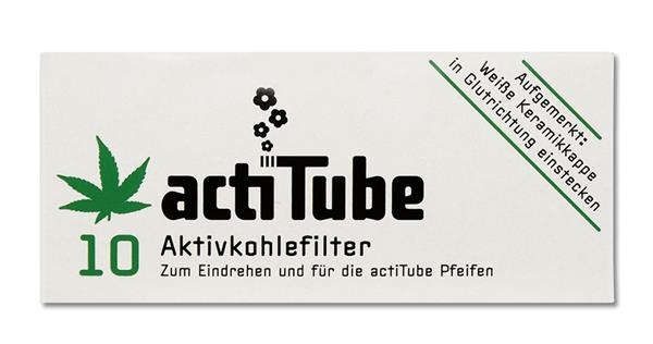 actiTube Aktivkohlefilter 10er Pack 8mm