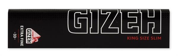 Gizeh Extra Fine (Black) King Size Slim Papier -33-