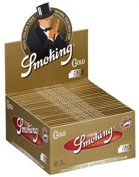 Smoking Gold King Size Slim Zigarettenpapier