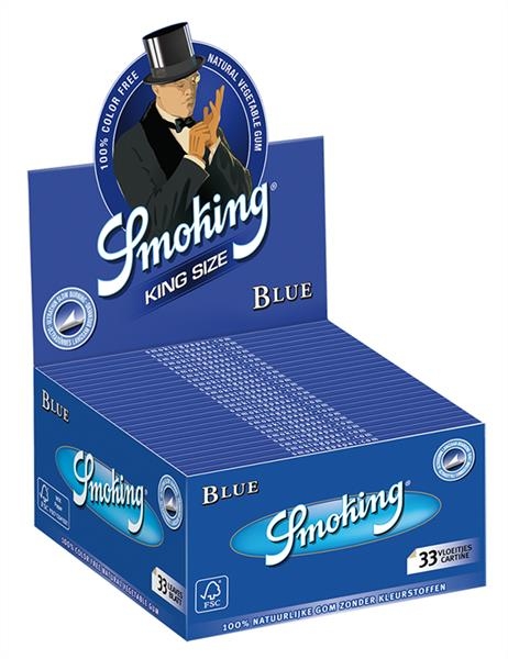 Smoking Blue King Size Slim Zigarettenpapier