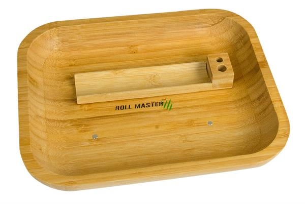 Roll Master Drehtablett aus Bambusholz Small Rolling Tray Tablett