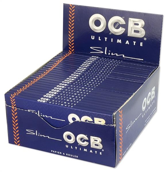 www.huslage24.com - Zigarettenpapier OCB ULTIMATE Slim blau Papier Blättchen Papers