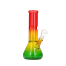 Glasbong Ice+Percolator konisch Rasta 21,5cm