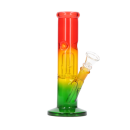 Glasbong Ice+Percolator Zylinder Rasta 20cm