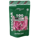 PURIZE Aktivkohlefilter PINK ø 9mm 100er Packung